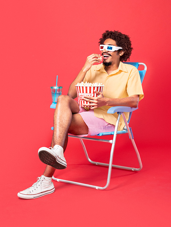Pode dar play e aproveitar o conforto 🍿 Pode dar play e aproveitar o conforto 🍿